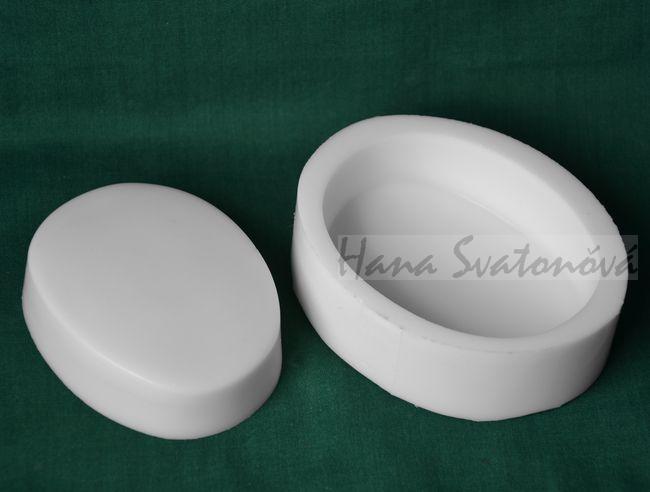 Oval vypouklý 9x6,5cm