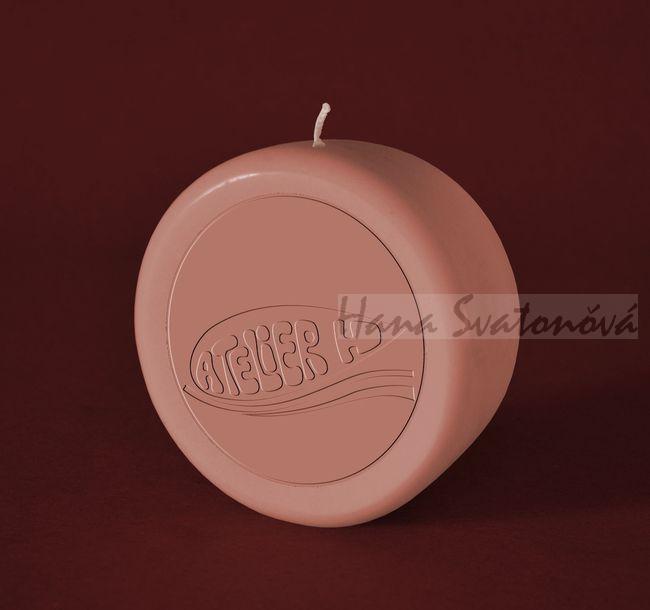 Forma na svíčku Disk - průměr 10cm
