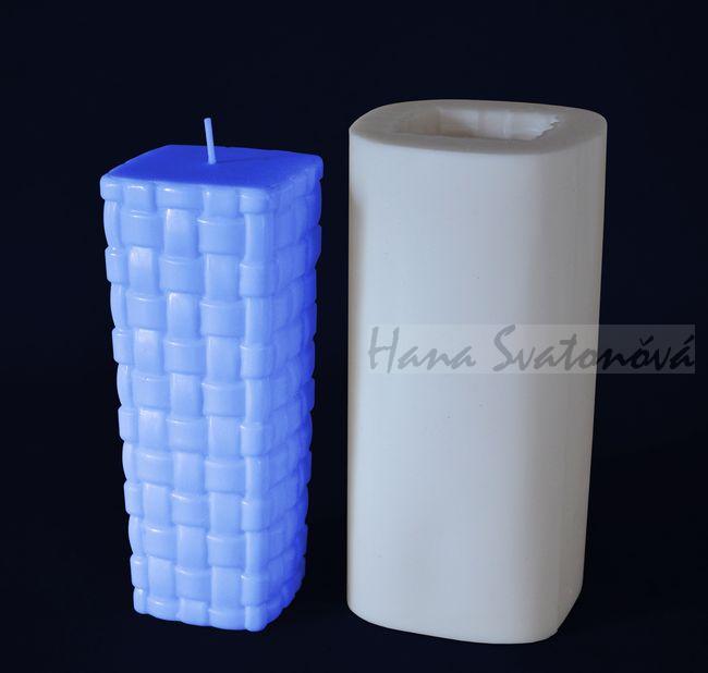 Hranol konický pletený - výška 18cm