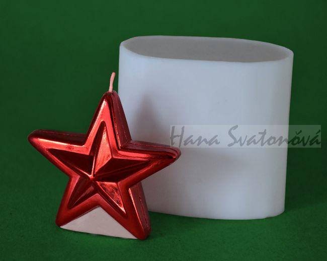 Vánoční hvězda, vel. 6,5cm