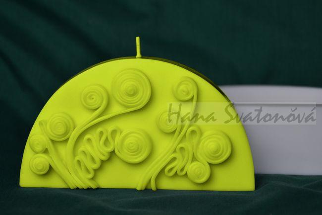 Spiralky Půlkruh - výška 7cm