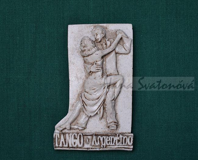 Relief Argentinské tango 2, velikost 4,5x7,5cm