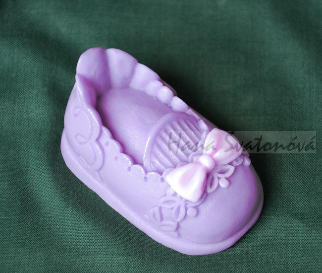 Botka s mašlí - velikost 7cm