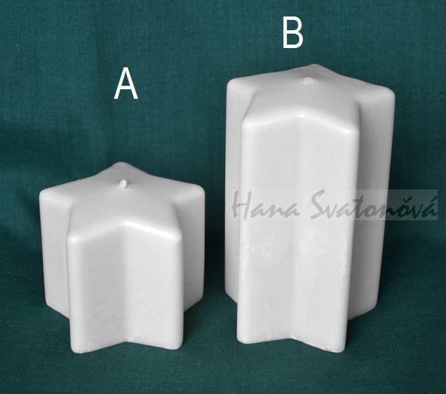 Hvězda 6x výška 6 a 10cm