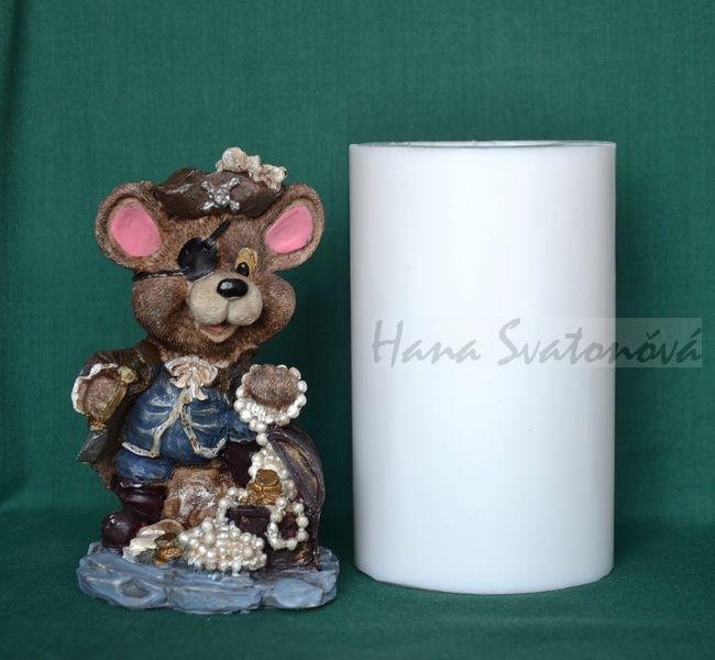 Myšák pirát - výška 12cm
