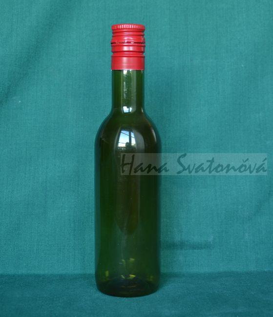 Lahev vína, výška 18cm