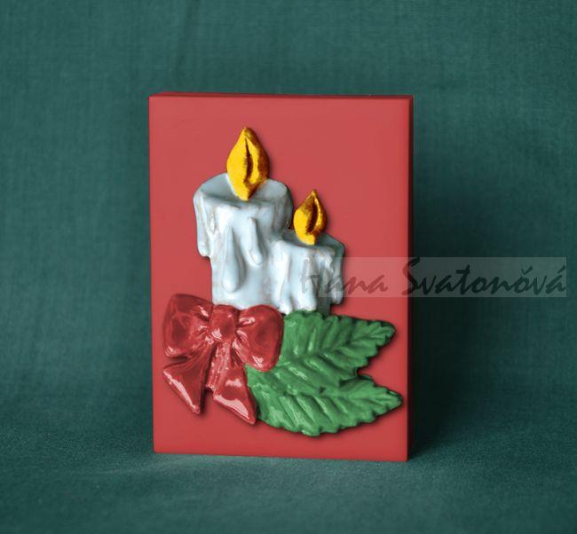 Svíčka - obdélník 5,5x8cm