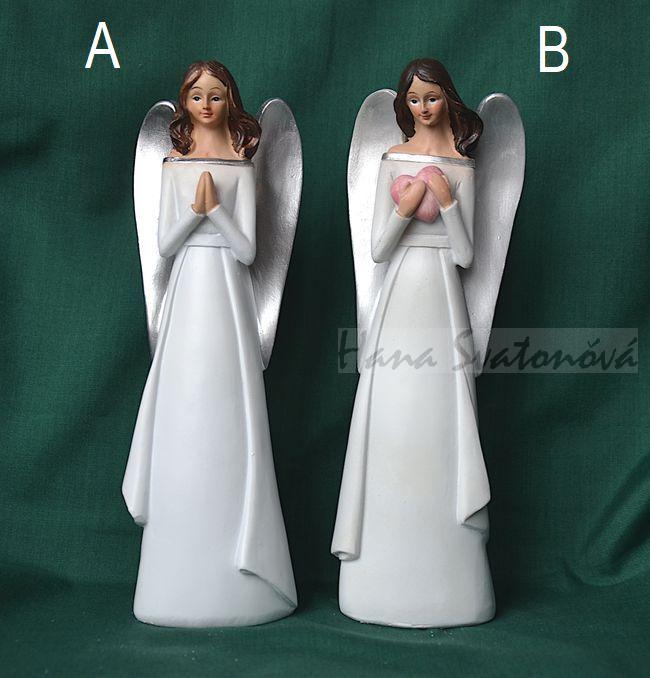 Anděl Elegant - výška 21,5cm