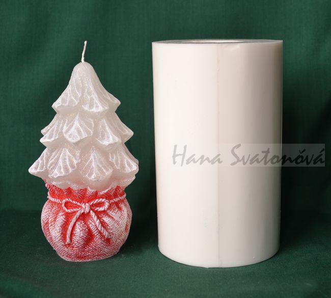 Vánoční stromeček v květináči - výška 13cm