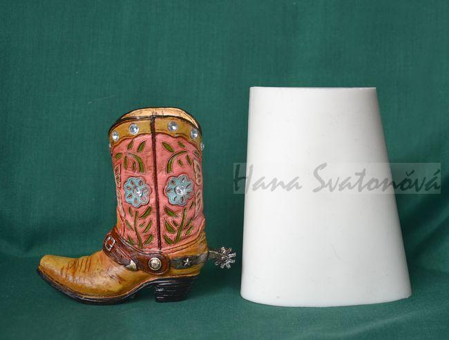 Kovbojská bota - výška 10cm