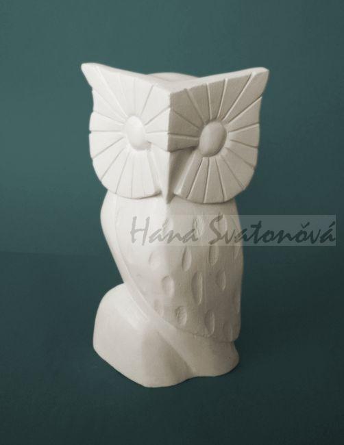 Sova velká - výška 15,5cm