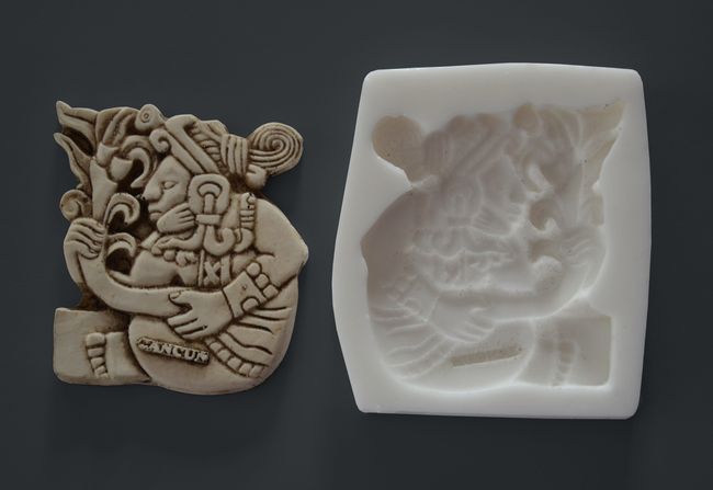 Relief - Mayský motiv 2, vel. 6x7cm