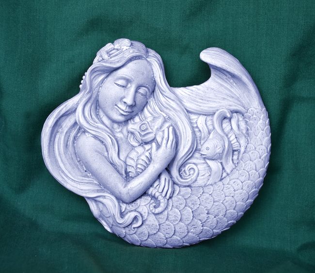 Relief Mořská panna - vel. 13x13x3cm