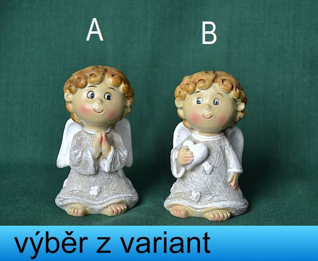 Andělíček kudrnatý - vel. 5,5cm 