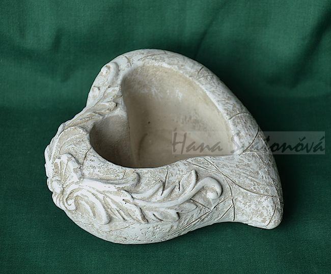 Miska srdce Dekor, velikost 16x16x7cm