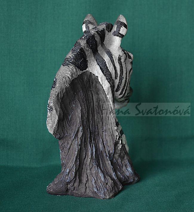 Hlava Zebry - výška 14cm