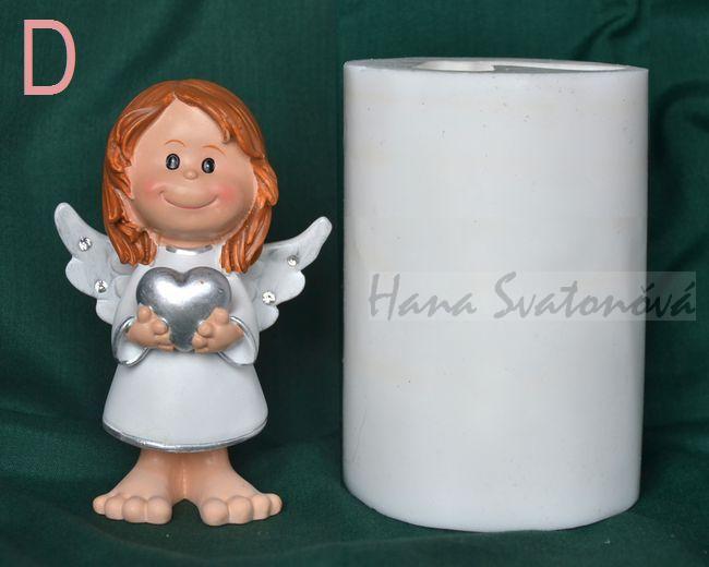 Andílek s knihou - výška 10cm